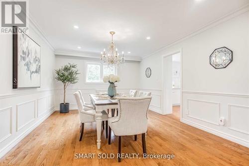 Upper Level - 45 Abbeywood Trail, Toronto, ON - Indoor Photo Showing Dining Room