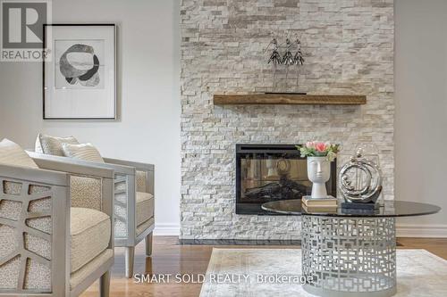 Upper Level - 45 Abbeywood Trail, Toronto, ON - Indoor Photo Showing Other Room With Fireplace