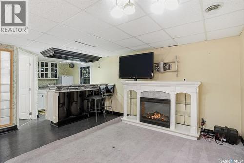 409 Argyle Street N, Regina, SK - Indoor With Fireplace