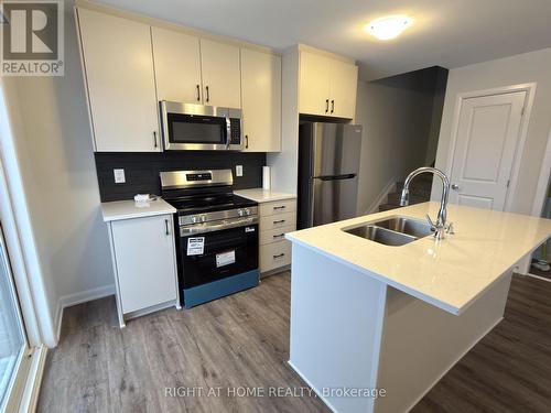 1221 Creekway Private, Ottawa, ON - Indoor Photo Showing Kitchen With Stainless Steel Kitchen With Double Sink