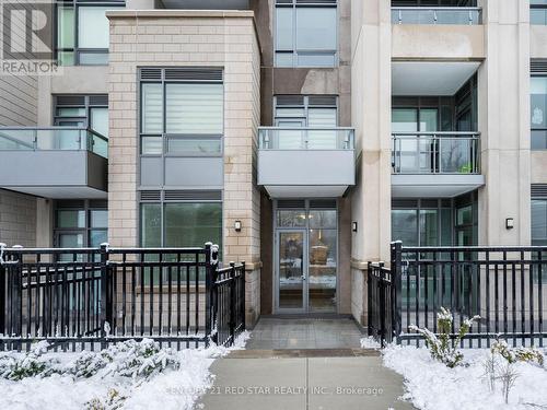 Door To Terrace - 119 - 2075 King Road, King, ON - Outdoor With Facade