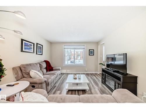 66 Ridgewood, St. Albert, AB - Indoor Photo Showing Living Room With Fireplace