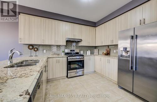 1223 Owls Head Road, Mississauga, ON - Indoor Photo Showing Kitchen With Double Sink