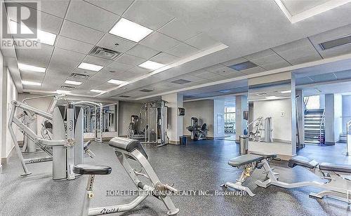 305 - 3985 Grand Park Drive, Mississauga, ON - Indoor Photo Showing Gym Room