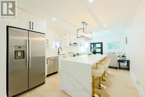 Main & 2Nd - 70 Carlaw Avenue, Toronto, ON - Indoor Photo Showing Kitchen With Stainless Steel Kitchen With Upgraded Kitchen