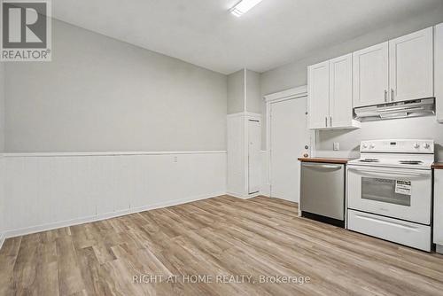 Dining Area in Kitchen - Door to Common Area - Unit 1 - 486 Victoria Street, North Dundas, ON - Indoor Photo Showing Kitchen