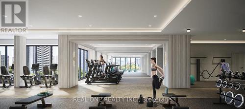 4316 - 8 Wellesley Street W, Toronto, ON - Indoor Photo Showing Gym Room