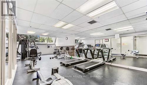 1217 - 4725 Sheppard Avenue E, Toronto, ON - Indoor Photo Showing Gym Room