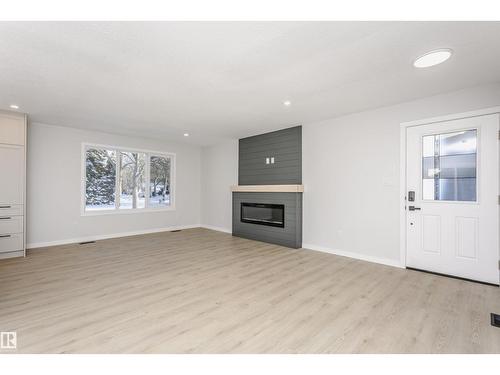 67 Lambert Cr, St. Albert, AB - Indoor Photo Showing Living Room With Fireplace