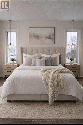 VIRTUALLY STAGED - Very bright & spacious - 156 Alcorn Drive, Kawartha Lakes (Lindsay), ON - Indoor Photo Showing Bedroom