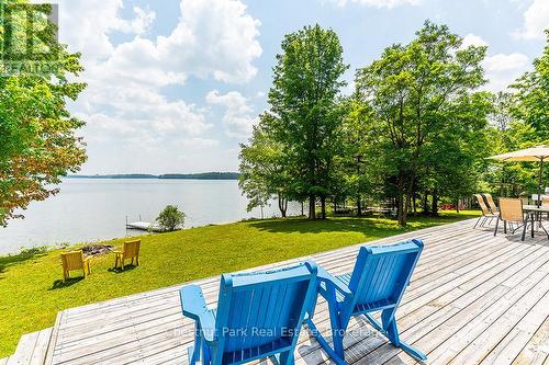 189 Point Road, Grey Highlands, ON - Outdoor With Body Of Water With Deck Patio Veranda