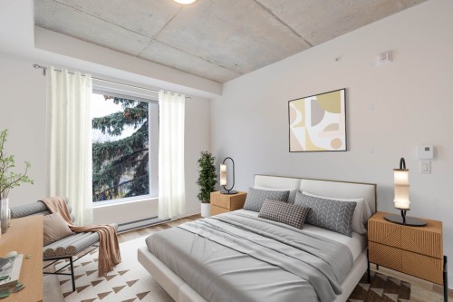 Chambre à coucher principale - 409-1620 Boul. De La Côte-Vertu, Montréal (Saint-Laurent), QC - Indoor Photo Showing Bedroom