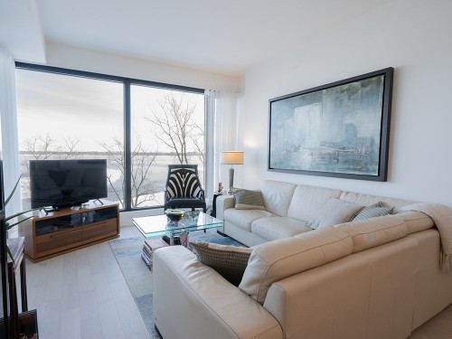 Living room - 402-151 Rue De La Rotonde, Montréal (Verdun/Île-Des-Soeurs), QC - Indoor Photo Showing Living Room