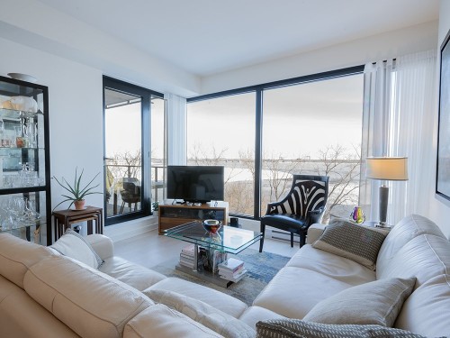 Living room - 402-151 Rue De La Rotonde, Montréal (Verdun/Île-Des-Soeurs), QC - Indoor Photo Showing Living Room