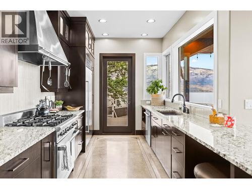 9900 Eastside Road Unit# 3, Vernon, BC - Indoor Photo Showing Kitchen With Upgraded Kitchen