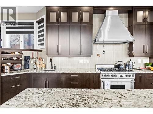 9900 Eastside Road Unit# 3, Vernon, BC - Indoor Photo Showing Kitchen With Upgraded Kitchen