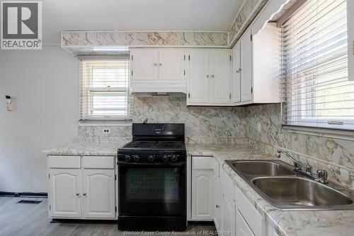 1239 Mcewan Avenue, Windsor, ON - Indoor Photo Showing Kitchen With Double Sink