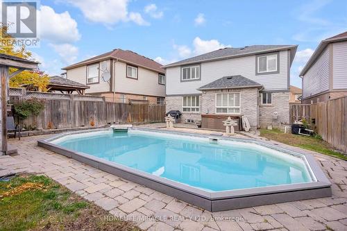1012 Gordon Heights, Milton, ON - Outdoor With In Ground Pool With Deck Patio Veranda With Backyard