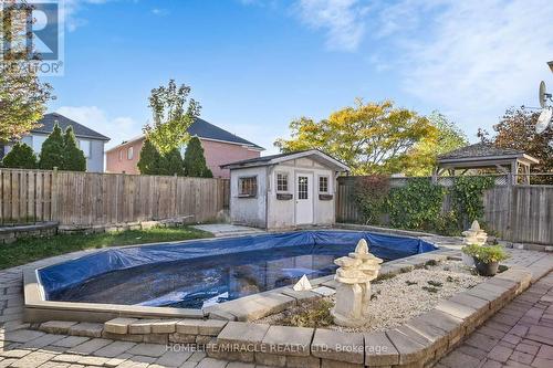 1012 Gordon Heights, Milton, ON - Outdoor With In Ground Pool With Backyard