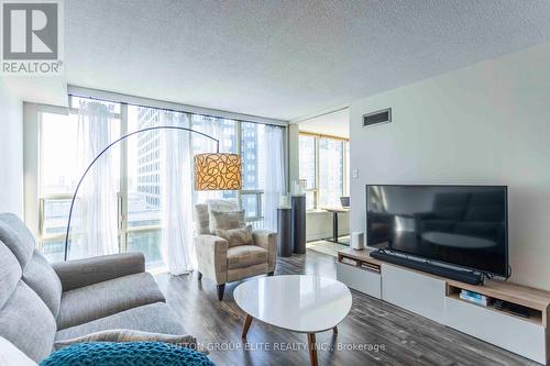 1206 - 330 Rathburn Road W, Mississauga, ON - Indoor Photo Showing Living Room