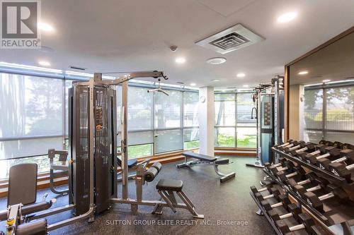 1206 - 330 Rathburn Road W, Mississauga, ON - Indoor Photo Showing Gym Room