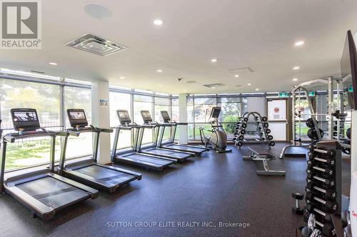1206 - 330 Rathburn Road W, Mississauga, ON - Indoor Photo Showing Gym Room