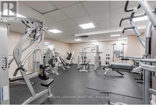 # 1402 - 177 Linus Road, Toronto, ON - Indoor Photo Showing Gym Room