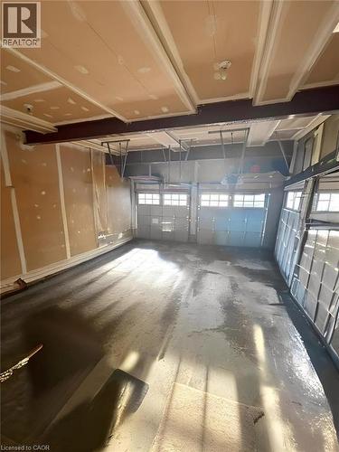 View of garage - 93 Tremaine Drive, Kitchener, ON - Indoor Photo Showing Garage