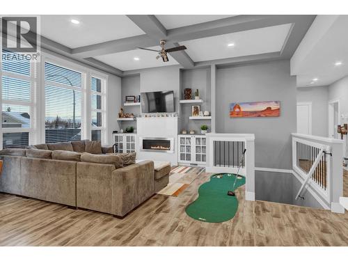 4711 Gannett Road, Prince George, BC - Indoor Photo Showing Living Room With Fireplace