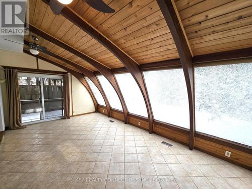 Sunroom & deck - 2425 Headon Forest Drive, Burlington, ON - Indoor Photo Showing Other Room