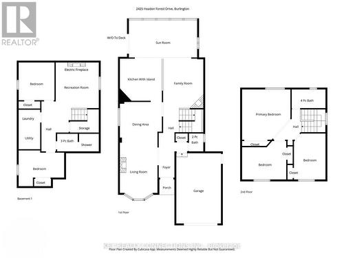 Floor plans - 2425 Headon Forest Drive, Burlington, ON - Other