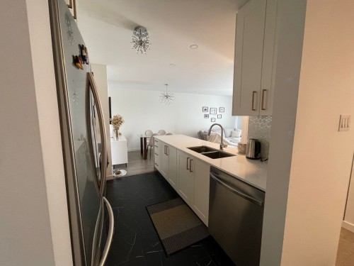 Kitchen - 325  - 222 Rue Éricka, Laval (Fabreville), QC - Indoor Photo Showing Kitchen With Double Sink