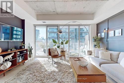 807 - 25 Baseball Place, Toronto, ON - Indoor Photo Showing Living Room