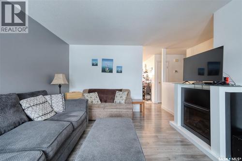 313 Centennial Boulevard, Warman, SK - Indoor Photo Showing Living Room With Fireplace