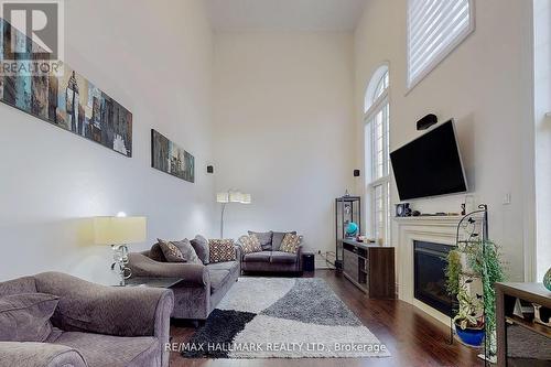 64 Chesney Crescent, Vaughan, ON - Indoor Photo Showing Living Room With Fireplace