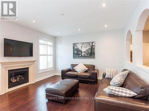 31 Morisot Avenue, Vaughan, ON - Indoor Photo Showing Living Room With Fireplace