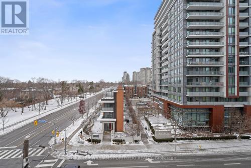 505 - 30 Canterbury Place, Toronto, ON - Outdoor With Balcony With Facade