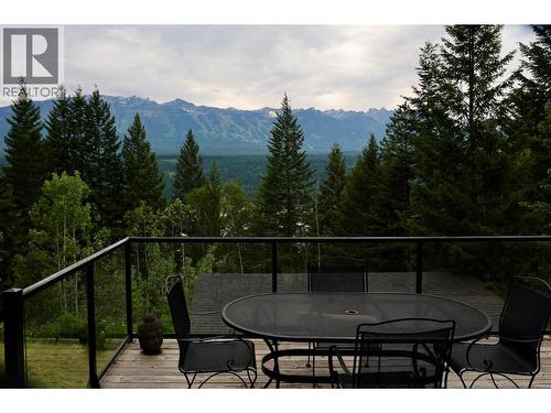 1529 Quartz Crescent, Golden, BC - Outdoor With Deck Patio Veranda With View