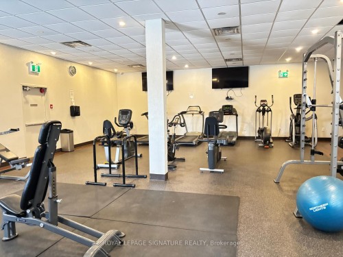 2007-812 Burnhamthorpe Road, Toronto, ON - Indoor Photo Showing Gym Room