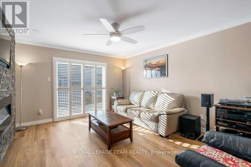 621 St Lawrence Street, Prescott, ON - Indoor Photo Showing Living Room With Fireplace