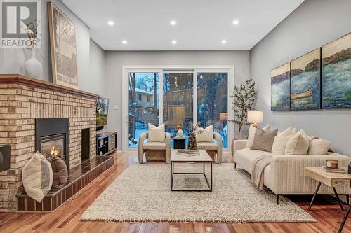 3831 Autumnwood Street, Ottawa, ON - Indoor Photo Showing Living Room With Fireplace