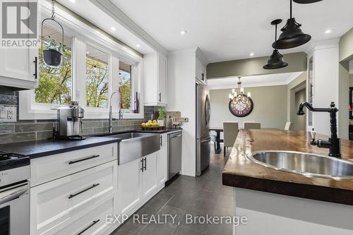 2116 Binbrook Road E, Hamilton, ON - Indoor Photo Showing Kitchen With Double Sink