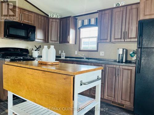 8 Cricket Ln - 486 County Road 18, Prince Edward County (Athol Ward), ON - Indoor Photo Showing Kitchen With Double Sink