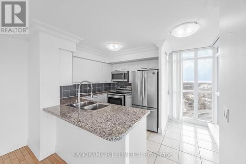 2909 - 225 Sherway Gardens Road, Toronto, ON - Indoor Photo Showing Kitchen With Stainless Steel Kitchen With Double Sink With Upgraded Kitchen