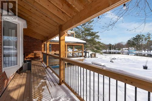 1002 Cowbell Lane N, Gravenhurst, ON - Outdoor With Balcony With Exterior