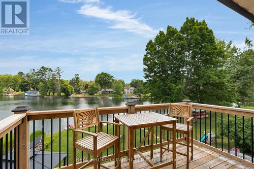 1002 Cowbell Lane N, Gravenhurst, ON - Outdoor With Body Of Water With Deck Patio Veranda