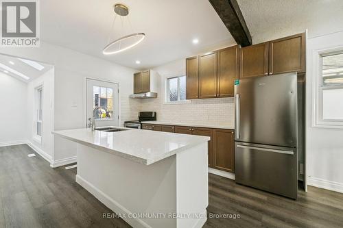 46 East 7Th Street, Hamilton, ON - Indoor Photo Showing Kitchen With Stainless Steel Kitchen With Upgraded Kitchen