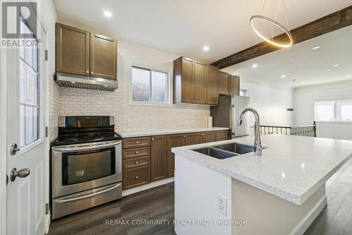 46 East 7Th Street, Hamilton, ON - Indoor Photo Showing Kitchen With Double Sink With Upgraded Kitchen
