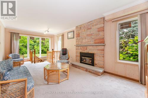 106 Kenpark Avenue, Brampton, ON - Indoor Photo Showing Living Room With Fireplace