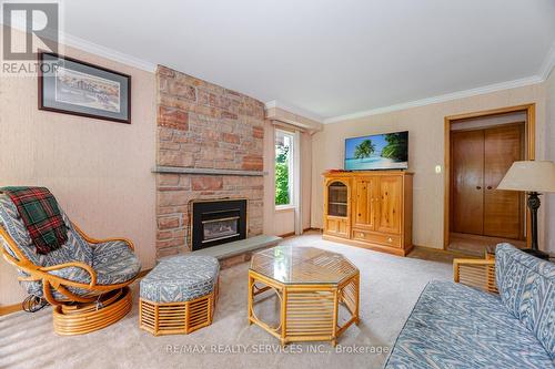 106 Kenpark Avenue, Brampton, ON - Indoor Photo Showing Living Room With Fireplace